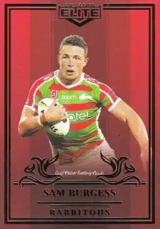 2019 NRL Elite Ruby Mojo - MR101 Sam Burgess South Sydney Rabbitohs