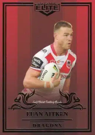 2019 NRL Elite Ruby Mojo - MR110 Euan Aitken St George Dragons