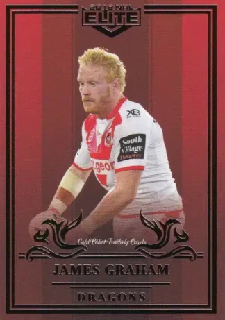 2019 NRL Elite Ruby Mojo - MR111 James Graham St George Dragons