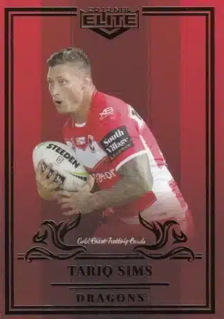 2019 NRL Elite Ruby Mojo - MR115 Tariq Sims St George Dragons