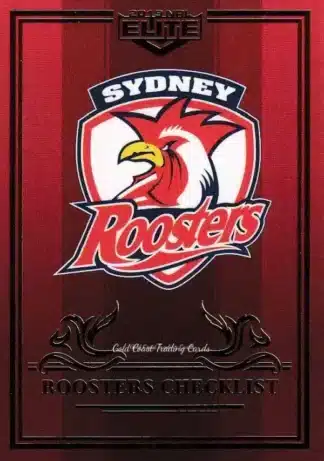 2019 NRL Elite Ruby Mojo - MR118 Logo Checklist Sydney Roosters