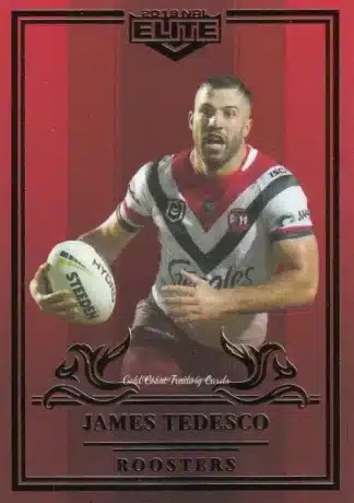 2019 NRL Elite Ruby Mojo - MR126 James Tedesco Sydney Roosters