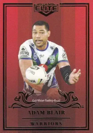 2019 NRL Elite Ruby Mojo - MR129 Adam Blair Warriors