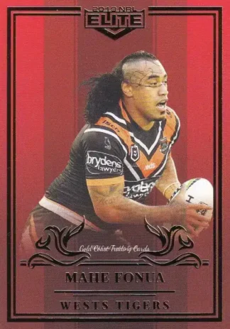 2019 NRL Elite Ruby Mojo - MR139 Mahe Fonua Wests Tigers