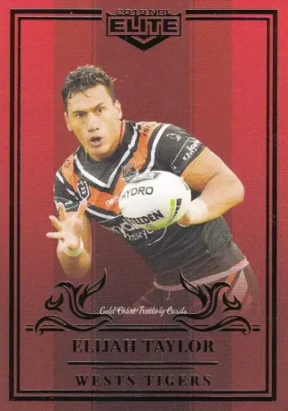 2019 NRL Elite Ruby Mojo - MR144 Elijah Taylor Wests Tigers