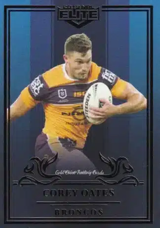 2019 NRL Elite Sapphire Mojo - MS007 Corey Oates Brisbane Broncos