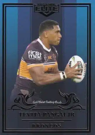 2019 NRL Elite Sapphire Mojo - MS008 Tevita Pangai Jr Brisbane Broncos