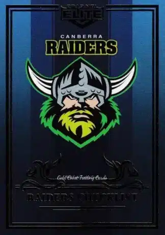 2019 NRL Elite Sapphire Mojo - MS010 Logo Checklist Canberra Raiders