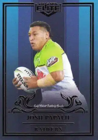 2019 NRL Elite Sapphire Mojo - MS015 Josh Papalii Canberra Raiders