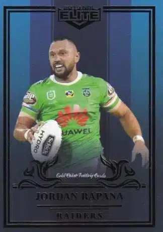 2019 NRL Elite Sapphire Mojo - MS016 Jordan Rapana Canberra Raiders