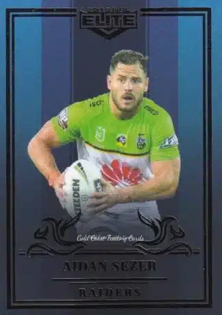 2019 NRL Elite Sapphire Mojo - MS017 Aidan Sezer Canberra Raiders