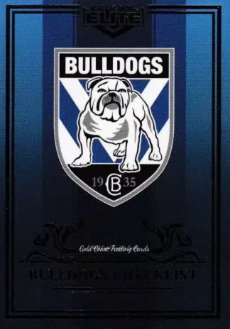 2019 NRL Elite Sapphire Mojo - MS019 Logo Checklist Canterbury Bulldogs