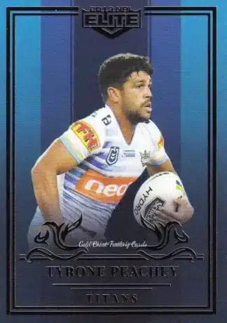 2019 NRL Elite Sapphire Mojo - MS043 Tyrone Peachey Gold Coast Titans