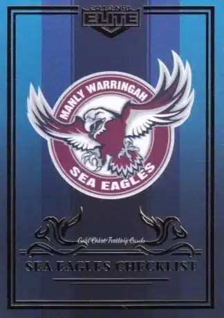 2019 NRL Elite Sapphire Mojo - MS046 Logo Checklist Manly Sea Eagles