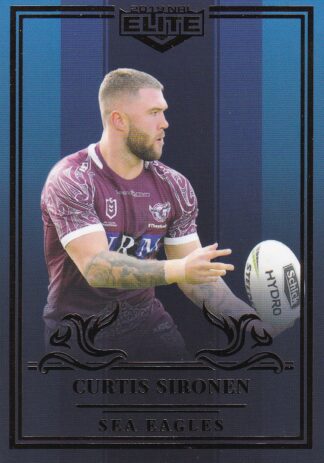 2019 NRL Elite Sapphire Mojo - MS050 Curtis Sironen Manly Sea Eagles