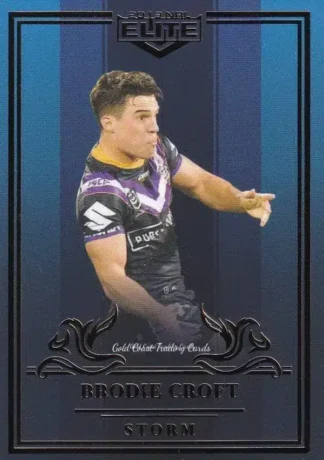 2019 NRL Elite Sapphire Mojo - MS058 Brodie Croft Melbourne Storm