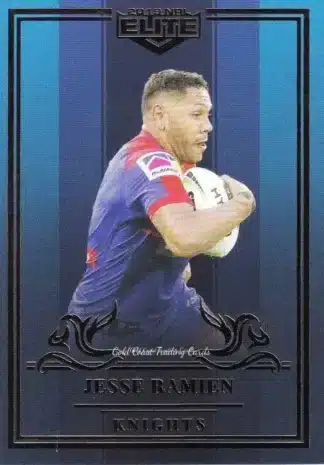 2019 NRL Elite Sapphire Mojo - MS071 Jesse Ramien Newcastle Knights
