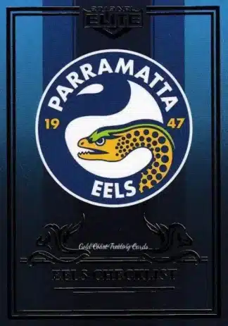 2019 NRL Elite Sapphire Mojo - MS082 Logo Checklist Parramatta Eels