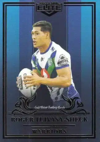 2019 NRL Elite Sapphire Mojo - MS135 Roger Tuivasa-Sheck Warriors
