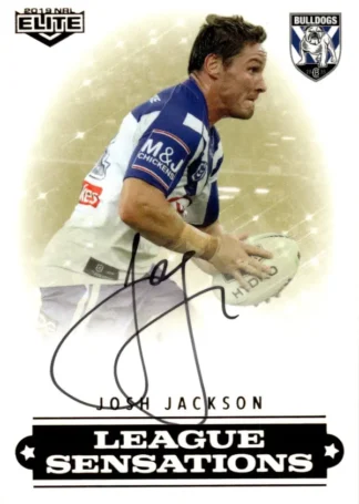 2019 NRL Elite League Sensations Signature - LS03 Josh Jackson Canterbury Bulldogs