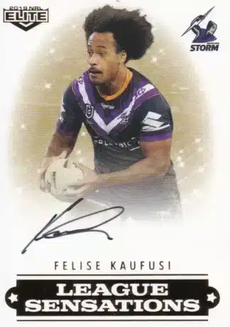 2019 NRL Elite League Sensations Signatures