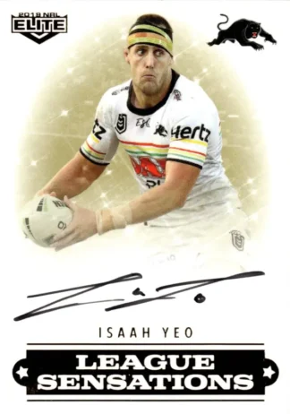 2019 NRL Elite League Sensations Signature - LS11 Isaah Yeo Penrith Panthers
