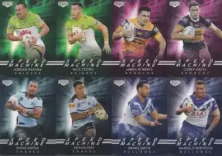 2019 NRL Elite Speed Machine  - Full Set Of 32 Cards