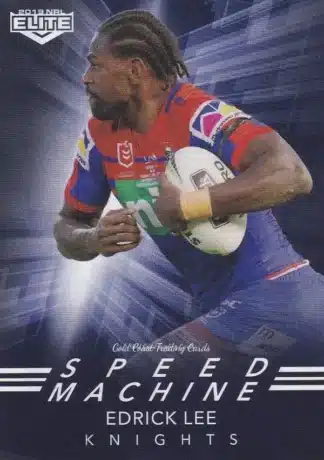 2019 NRL Elite Speed Machine - SM15 Edrick Lee Newcastle Knights