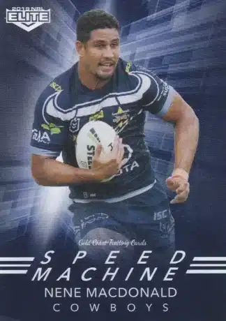 2019 NRL Elite Speed Machine - SM18 Nene MacDonald North Qld Cowboys