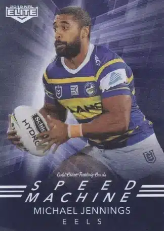 2019 NRL Elite Speed Machine - SM20 Michael Jennings Parramatta Eels
