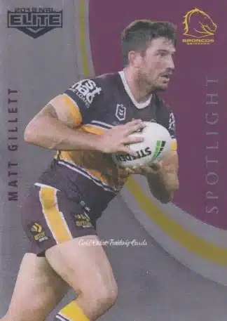 2019 NRL Elite Spotlight - SP01 Matt Gillett Brisbane Broncos