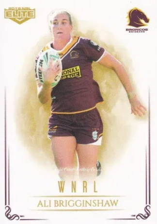 2019 NRL Elite NRLW Women - NRLW01 Ali Brigginshaw Brisbane Broncos