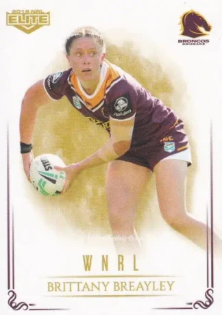2019 NRL Elite NRLW Women - NRLW02 Brittany Breayley Brisbane Broncos