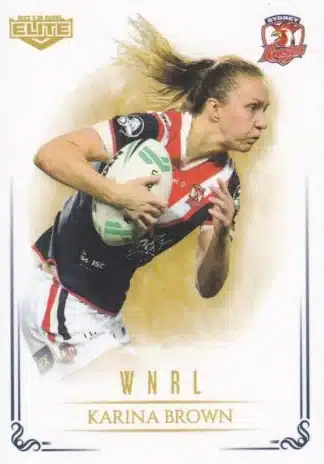 2019 NRL Elite NRLW Women - NRLW09 Karina Brown Sydney Roosters