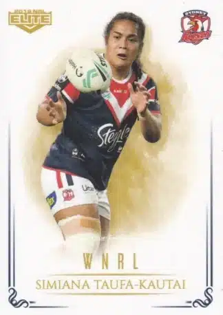 2019 NRL Elite NRLW Women - NRLW12 Simiana Taufa Sydney Roosters