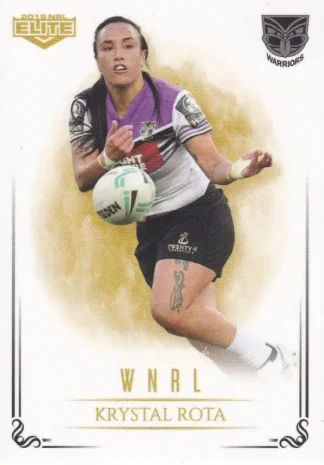 2019 NRL Elite NRLW Women - NRLW16 Krystal Rota Warriors
