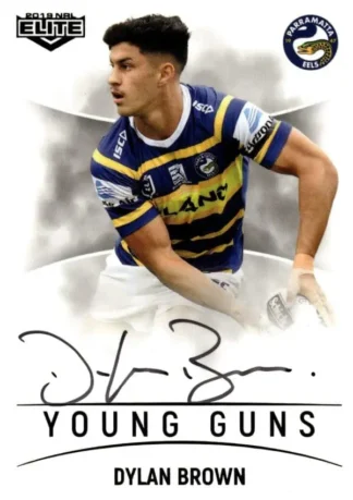 2019 NRL Elite Young Guns Signature - YG10 Dylan Brown Parramatta Eels