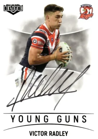 2019 NRL Elite Young Guns Signature - YG14 Victor Radley Sydney Roosters