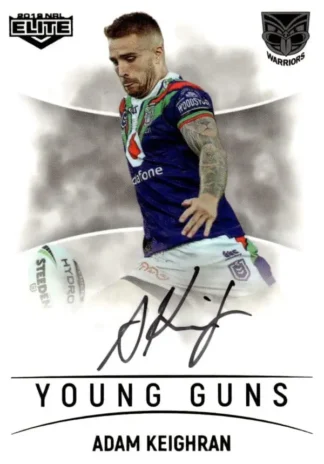 2019 NRL Elite Young Guns Signature - YG15 Adam Keighran Warriors
