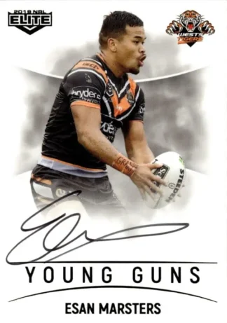 2019 NRL Elite Young Guns Signature - YG16 Esan Marsters Wests Tigers