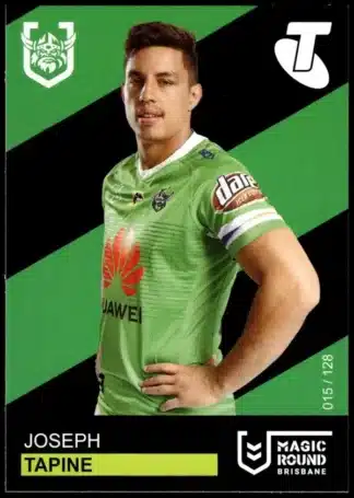 2019 Magic Round - Card 015 Joseph Tapine Canberra Raiders