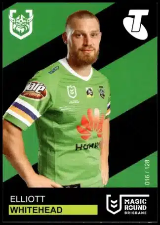 2019 Magic Round - Card 016 Elliott Whitehead Canberra Raiders