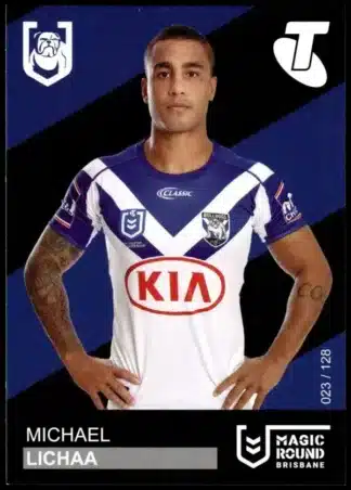 2019 Magic Round - Card 023 Michael Lichaa Canterbury Bulldogs