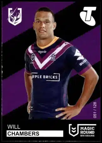 2019 Magic Round - Card 051 Will Chambers Melbourne Storm