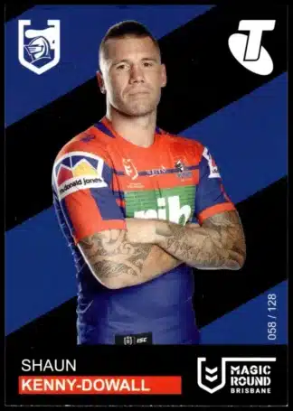2019 Magic Round - Card 058 Shaun Kenny-Dowall Newcastle Knights