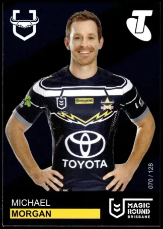 2019 Magic Round - Card 070 Michael Morgan North Qld Cowboys