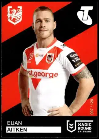 2019 Magic Round - Card 097 Euan Aitken St George Dragons