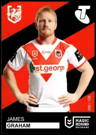 2019 Magic Round - Card 099 James Graham St George Dragons