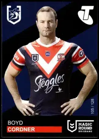 2019 Magic Round - Card 105 Boyd Cordner Sydney Roosters