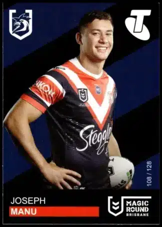 2019 Magic Round - Card 108 Joseph Manu Sydney Roosters